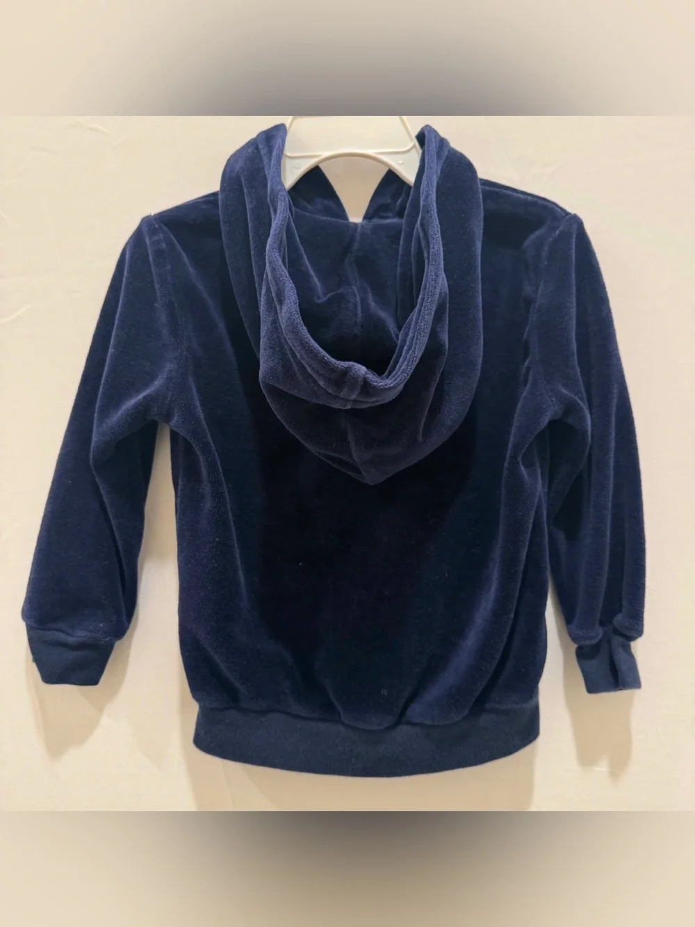 Ralph Lauren Kids Baby Navy Zip Velour Hoodie Size 24 months